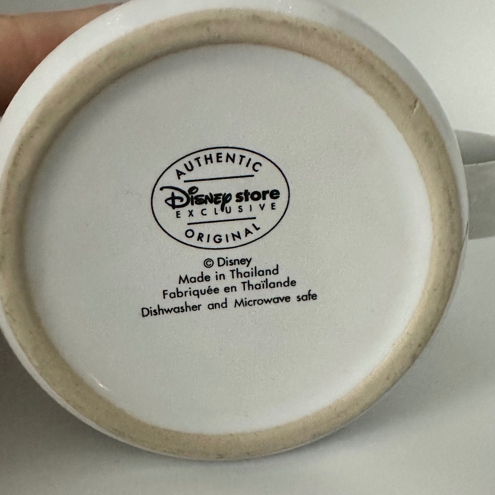 Disney Store Mickey Mouse 1928 Top of the Class Ceramic Coffee Mug White Maroon - Picture 5 of 7